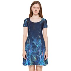  Coral Reef Inside Out Cap Sleeve Dress by CKArtCreations