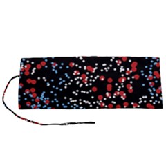 Multicolored Bubbles Motif Abstract Pattern Roll Up Canvas Pencil Holder (s) by dflcprintsclothing