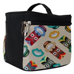 Ethnic Tribal Masks Make Up Travel Bag (small) by tmsartbazaar