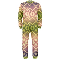 Ethnic Seamless Pattern Onepiece Jumpsuit (men)  by FloraaplusDesign