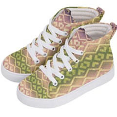 Ethnic Seamless Pattern Kids  Hi-top Skate Sneakers by FloraaplusDesign