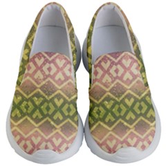 Ethnic Seamless Pattern Kids Lightweight Slip Ons by FloraaplusDesign