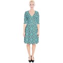 Tiles Wrap Up Cocktail Dress View1