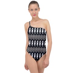 Halloween Classic One Shoulder Swimsuit by Sparkle