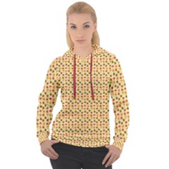 Autumn Leaves Tile Women s Overhead Hoodie by DithersDesigns