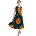 Halloween Round Neck Boho Dress View1