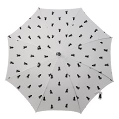 Riding Bike Motif Print Pattern Hook Handle Umbrellas (small) by dflcprintsclothing