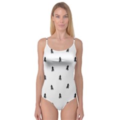 Riding Bike Motif Print Pattern Camisole Leotard  by dflcprintsclothing