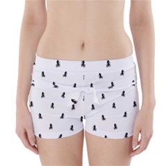 Riding Bike Motif Print Pattern Boyleg Bikini Wrap Bottoms by dflcprintsclothing