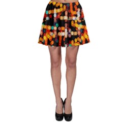 Multicolored Bubbles Print Pattern Skater Skirt by dflcprintsclothing