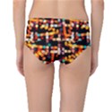 Multicolored Bubbles Print Pattern Mid-Waist Bikini Bottoms View2
