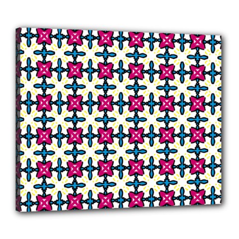 Geometric Canvas 24  X 20  (stretched) by SychEva