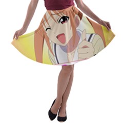 Ok Boomer A-line Skater Skirt by Dimedrolisimys