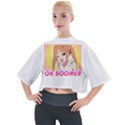 Ok Boomer Mock Neck Tee View1