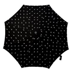 Black And White Tennis Motif Print Pattern Hook Handle Umbrellas (medium) by dflcprintsclothing