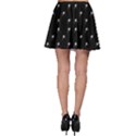 Black And White Tennis Motif Print Pattern Skater Skirt View2