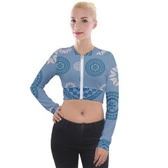Ob 294 Long Sleeve Cropped Velvet Jacket by Eskimos