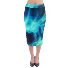 Glow Bomb  Midi Pencil Skirt by MRNStudios