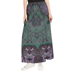 Mandala Corset Maxi Chiffon Skirt by MRNStudios