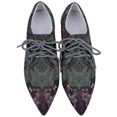 Mandala Corset Pointed Oxford Shoes by MRNStudios