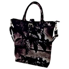 Dark Spring Buckle Top Tote Bag by MRNStudios