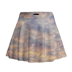 Cloudscape Photo Print Mini Flare Skirt by dflcprintsclothing