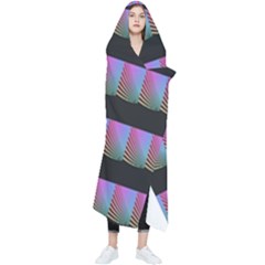 Digital Illusion Wearable Blanket by Sparkle