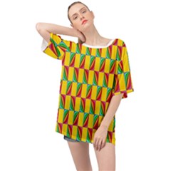 Digital Stars Oversized Chiffon Top by Sparkle