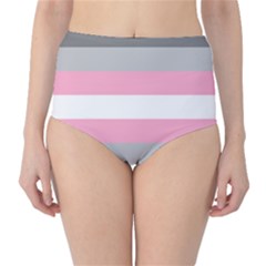 Demigirl Pride Flag Lgbtq Classic High-waist Bikini Bottoms by lgbtnation