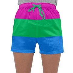 Polysexual Pride Flag Lgbtq Sleepwear Shorts by lgbtnation