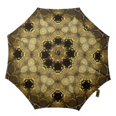 Black And Gold Hook Handle Umbrellas (small) by Dazzleway