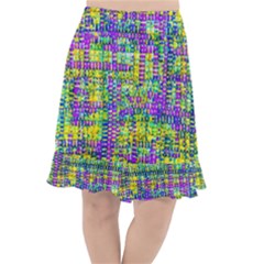 Mosaic Tapestry Fishtail Chiffon Skirt by essentialimage