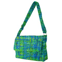 Mosaic Tapestry Full Print Messenger Bag (l) by essentialimage