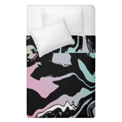 Painted Lines Duvet Cover Double Side (single Size) by designsbymallika
