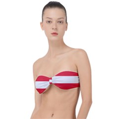 Flag Of Austria Classic Bandeau Bikini Top  by FlagGallery