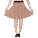 Antique Brass Brown & Black -  Velvet High Waist Skirt View2