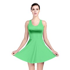 Algae Green & Black -  Reversible Skater Dress by FashionLane