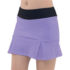 Bougain Villea Purple & Black - Tennis Skorts by FashionLane