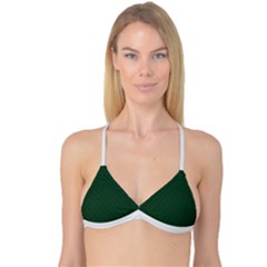 Eden Green & White - Reversible Tri Bikini Top by FashionLane