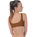 Rusty Orange & White - Ring Detail Bikini Top View2