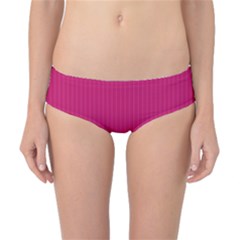 Peacock Pink & White - Classic Bikini Bottoms by FashionLane