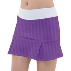 Eminence Purple & White - Tennis Skorts by FashionLane