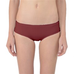 Berry Red & White - Classic Bikini Bottoms by FashionLane