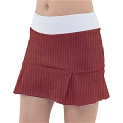 Berry Red & White - Tennis Skorts by FashionLane