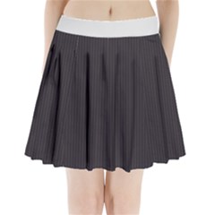 Onyx Black & White - Pleated Mini Skirt by FashionLane