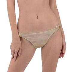 Soybean Orange & Black - Ring Detail Bikini Bottom by FashionLane