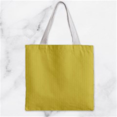 Ceylon Yellow & White - Zipper Grocery Tote Bag by FashionLane