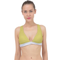 Ceylon Yellow & White - Classic Banded Bikini Top by FashionLane