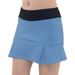 Air Force Blue & Black - Tennis Skorts by FashionLane