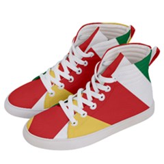 Seychelles-flag12 Women s Hi-top Skate Sneakers by FlagGallery